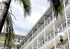 Gorgeous TS Casey Kisses office sex