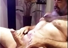 Brazilian Cowboy Dad Verbal Stroke & Cum