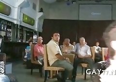 Horny gay boys at party