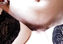 Bawdy Classic Sex with my Fan! Lots Groaning - POV from Beauty and Creampie