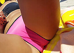 Pussy show, big clit, girlfriend