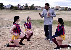 Diana Grace, Avery Black, Coco Lovelock - Thanking Our Coach As A Team