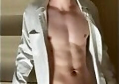 HOT BOY Jerking his FAT COCK Until EXPLODE / HUGE LOAD / SEXY / JOI / HUNK