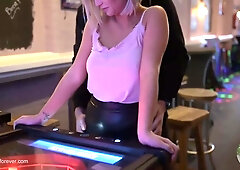 Anne Naughty At The Bar