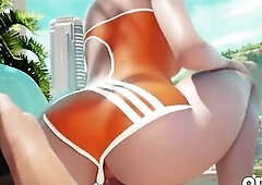 Tracer begins with a beach oral job and cum drum bang, then takes wild anal riding in advance of finishing with a titfuck and ejaculation. Intensive b