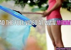 The bird was released from the cage and horny MILF Cherie DeVille enjoyed horny teen Staci Carr while licking her pussy Big tits MILF seduced cute tee