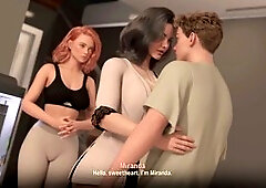 Stepmother animated sex in a 3D game with Porngame111