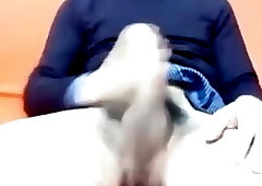 Italian Str8 Guy with Big Cock cums on cam #118