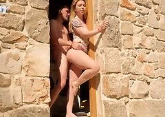 Public Sex with a Country Whore! all Neighbors were Shocked!