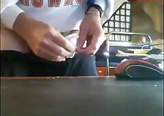 old bearded grandpa shooting his load 7