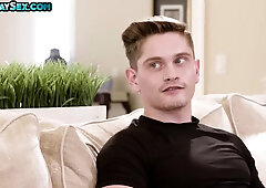 Deepthroating Stud Bareback Drills Bfs Butt On Couch