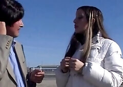 First a trip to the porn theater and then some action with a shemale