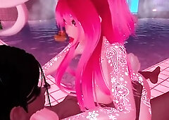 Bunny Gal Gets Banged By The Pool