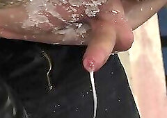 Milking Out His Precum