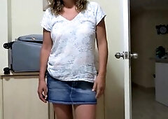 My wife shows off in front of her college allies to get screwed