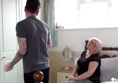 Blonde Mature in Wild British Horny Guy Passion Heat