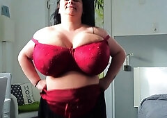 Sexy MILF Angelina Show Her Big Boobs And Fuc