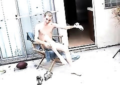 Jarod 18YO Backyard Wank