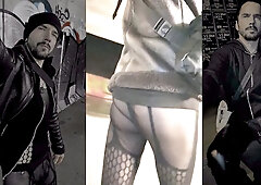 Faphouse, pantyhose, ball stretchers