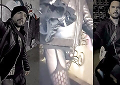 Faphouse, pantyhose, ball stretchers