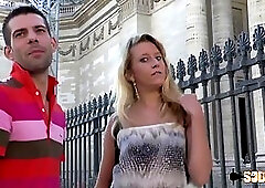 Kelly is bouncing up and down while fucking her ex, after they met in the street