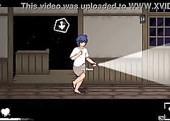 Ghost MILF massage boys penis to make him cum