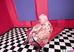 Old Flaccid Granny With Monster Titties Gets Screwed Hard by a Youthful Dude