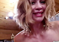 Loren's Dripping Pussy & Sauna Fuck ! Cum