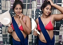 Sexy Indian stepmom Your Sushmita seduces her stepson while cleaning and ends up pregnant
