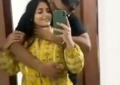 Gouthami reddy manthena having Romance with husband's friend pressing boobs secretly