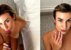 I Sucked My Roommate Big Cock to Practice My Deepthroat Skiils