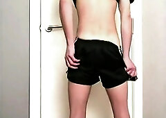 Cute Sportsboy Shows Hole And Jerks Off