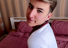 Oliver Strelly pounds nice lad rigid rubber-free-for-all