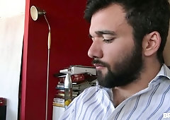 Hairy brunettes Cano and Gonzo enjoy anal