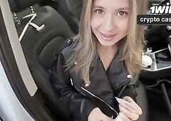 The Stranger Sat on My Schlong with Her Soaked Vagina. Take off the Cock rubber and Keep ...