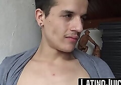 Hot latino Angel pinned at the wall while getting ravaged in the ass