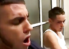 Horny Feet Lovers In Dressing Room