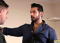 Aspen stuffed his huge dick in Marcus hole