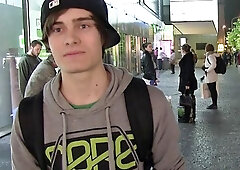 Scrawny emo boy getting fucked in the ass, HARD