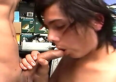 Latino gay couple anafucking each other