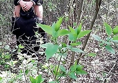 Наш секс в лесу сняла на камеру подруга, которая нас случайно застукала - lesbo_illusion