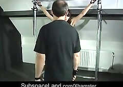 Asian bruised by the hard bdsm whipping