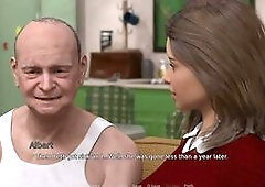 College Girl Jerks Off Two Older Man With Big Cocks On The Couch