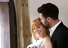 Ballgagged anal mother I'd like to fuck coarse screwed in S&M by master dude