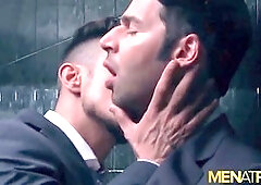 Muscle hunk, toilet suck, hunk blowjob