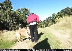 Salute, I'm 40-yr-old Sammi Starfish, your pantsing prank queen.  I have an onlyfans page dedicated only to pantsings where I post recent pranks 