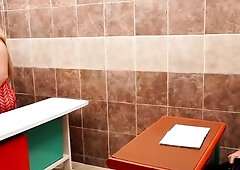 An adult woman confronts her mentor with a proposal that's as daring as it's irresistible. The raunchy tension explodes when this babe appro