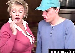 Next Door Man Tears Up Large Titties mother I'd like to fuck's Constricted Arsehole