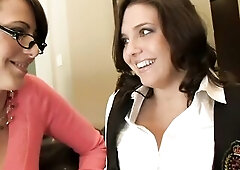 SEXYMOMMA - Lesbian student submits her vagina for precious grades