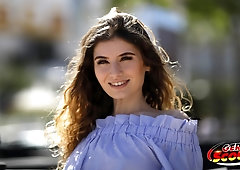 GERMAN SCOUT - Magaluf Holiday Young Candice Public Casting